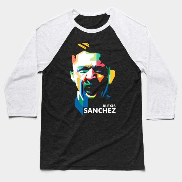 ALEXIS SANCHEZ Baseball T-Shirt by erikhermawann22